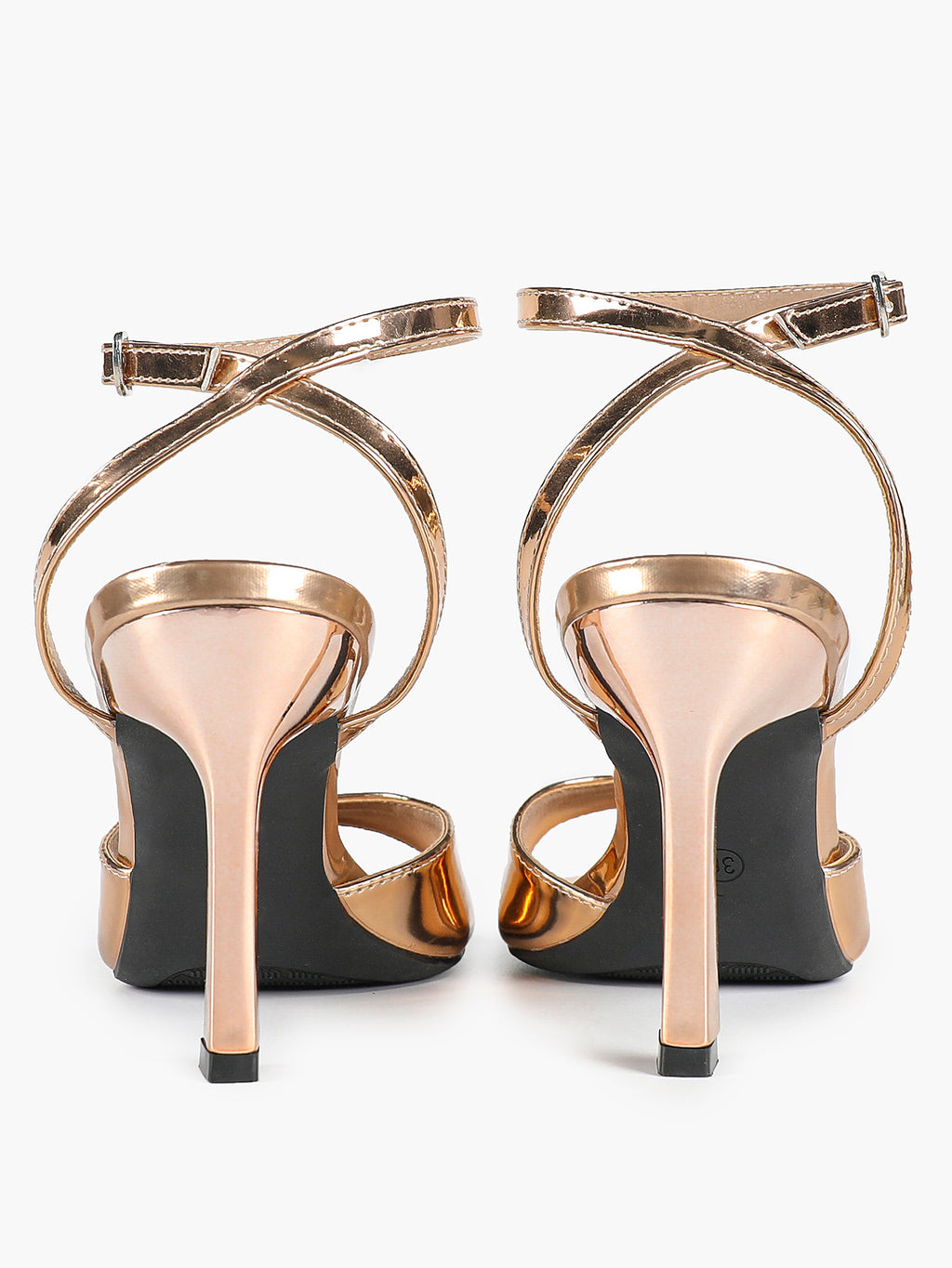 Open Toe Ankle Strap High Heel Sandals Stiletto Heel Sandals Summer Party Date Night