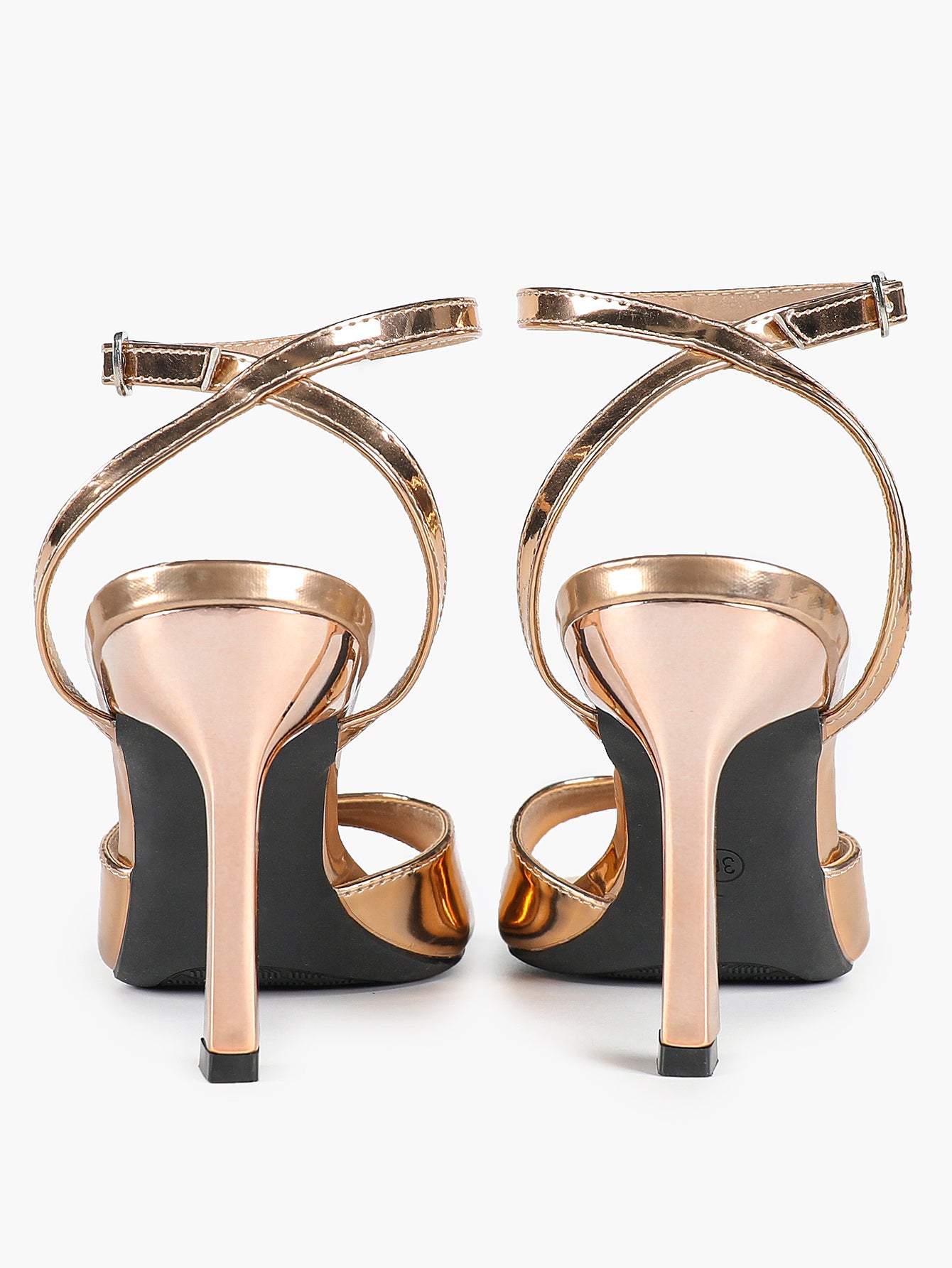 Open Toe Ankle Strap High Heel Sandals Stiletto Heel Sandals Summer Party Date Night
