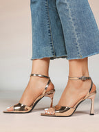 Open Toe Ankle Strap High Heel Sandals Stiletto Heel Sandals Summer Party Date Night