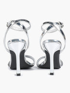 Patent Leather Ankle Strap Heeled Sandals Open Toe Stiletto Engagement Wedding Party