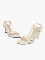 T-Strap Ankle Strap High Heel Sandals Open Toe Block Heels Date Night Office Work Shoes