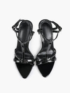 T-Strap Ankle Strap High Heel Sandals Open Toe Block Heels Date Night Office Work Shoes