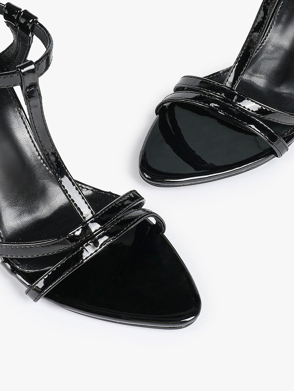 T-Strap Ankle Strap High Heel Sandals Open Toe Block Heels Date Night Office Work Shoes