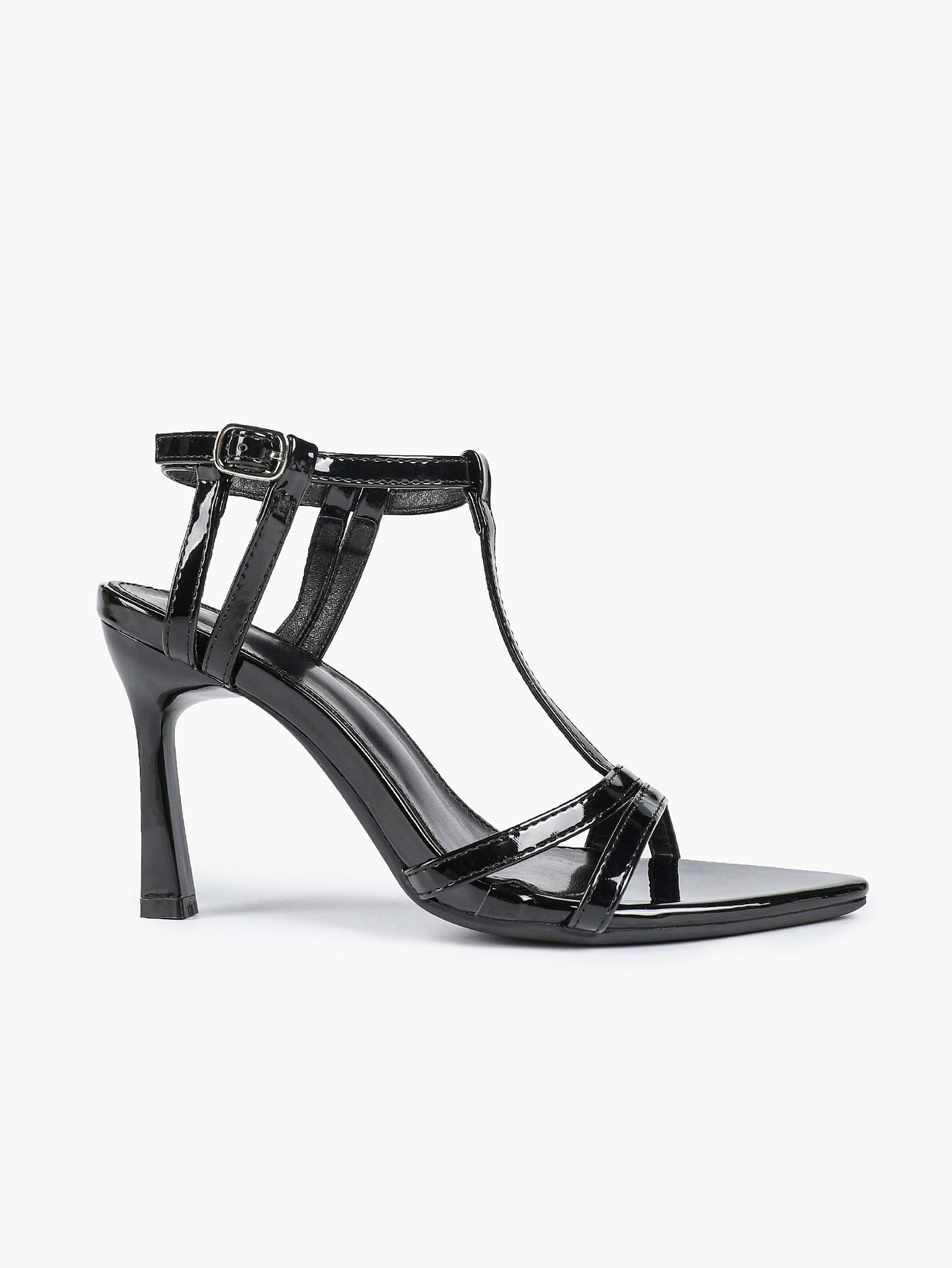 T-Strap Ankle Strap High Heel Sandals Open Toe Block Heels Date Night Office Work Shoes