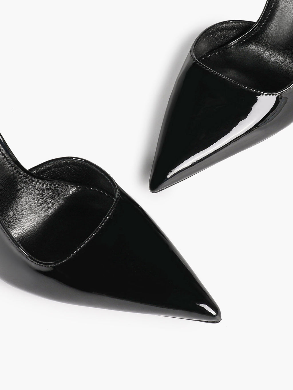 Women's Patent Pointed Toe Slingback High Heel Pumps Work Wedding Guest Date Night