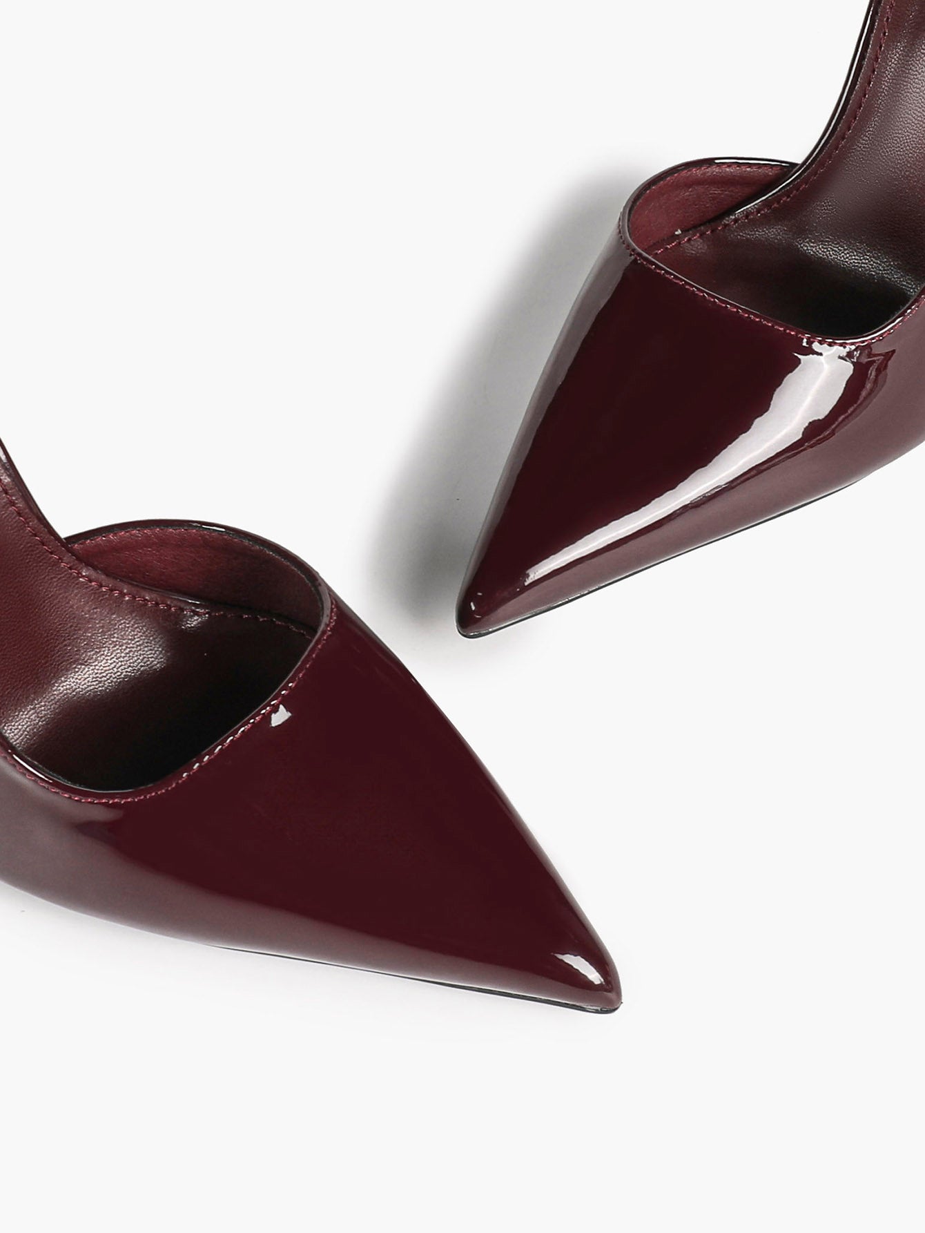 Women's Patent Pointed Toe Slingback High Heel Pumps Work Wedding Guest Date Night