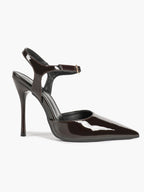 Women's Pointed Toe Stiletto Pumps with Adjustable Buckle Elegant Shoes for Party Night Out