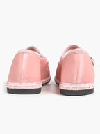 Women's Black Velvet Double-Strap Mary Jane Flats Pointed Toe Slip On Shoes Casual Shoes ISHIFIVAN