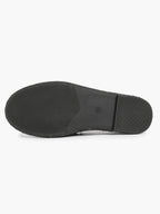 Women's Black Velvet Double-Strap Mary Jane Flats Pointed Toe Slip On Shoes Casual Shoes ISHIFIVAN