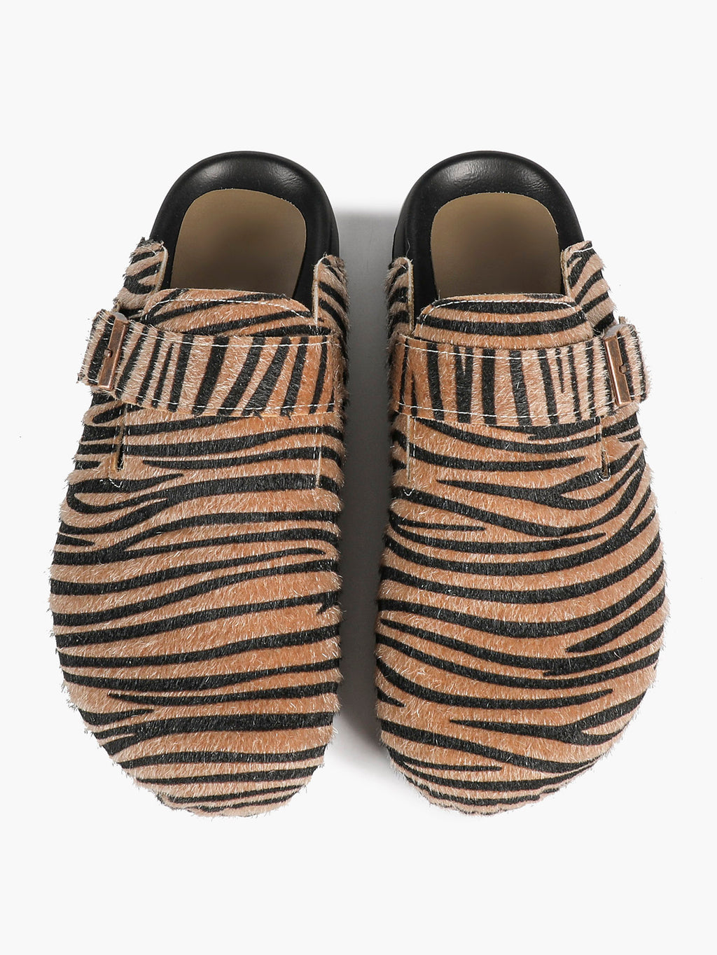 Bohemian Print Fabric Clogs Adjustable Buckle Casual Slip-On Birkenstock-Style Shoes