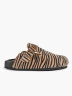 Bohemian Print Fabric Clogs Adjustable Buckle Casual Slip-On Birkenstock-Style Shoes