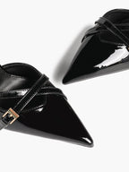 Women's Burgundy Pointed Toe Slingback Heels Multi Stiletto Pumps Elegant Heels Formal Evening Party