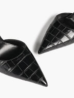 Classic Pointed Toe Ankle Strap Stilettos - Formal Event Heels