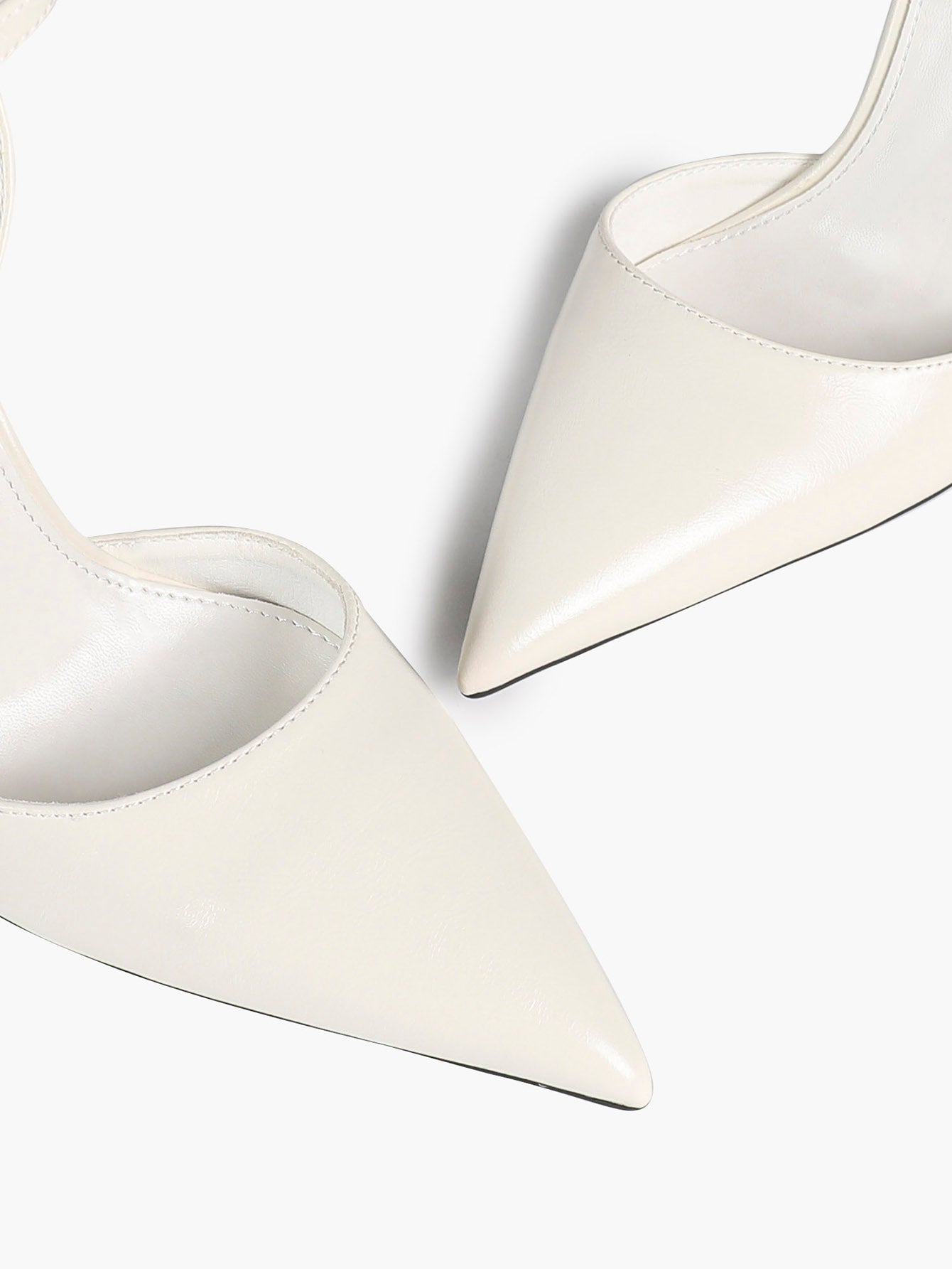 Classic Pointed Toe Ankle Strap Stilettos - Formal Event Heels