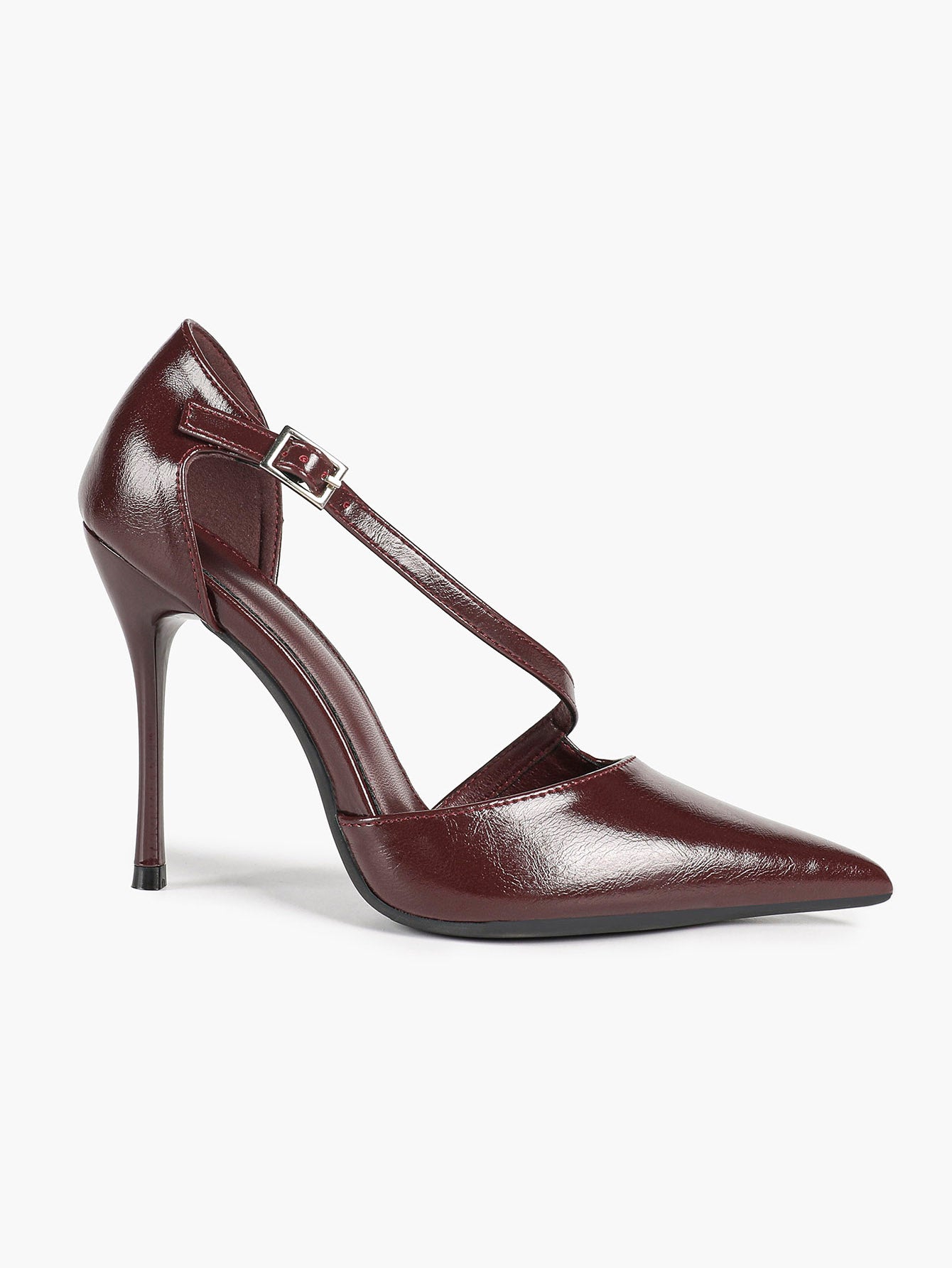 Women's Pointed Toe Patent D'Orsay Pumps Heels Party Casual Shoes