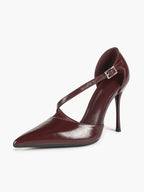 Women's Pointed Toe Patent D'Orsay Pumps Heels Party Casual Shoes