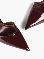 Women's Pointed Toe Patent D'Orsay Pumps Heels Party Casual Shoes