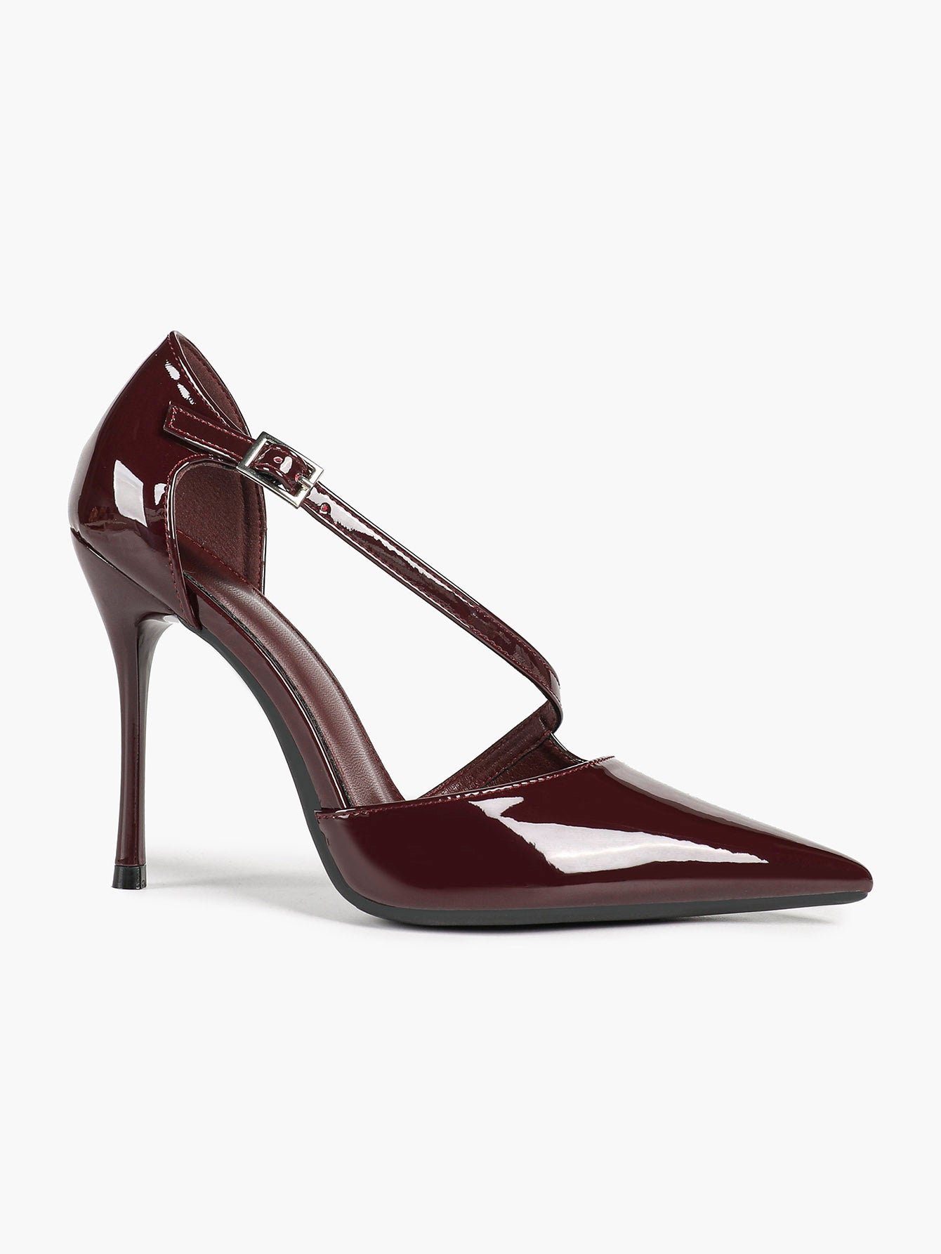 Women's Pointed Toe Patent D'Orsay Pumps Heels Party Casual Shoes