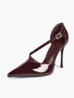 Women's Pointed Toe Patent D'Orsay Pumps Heels Party Casual Shoes