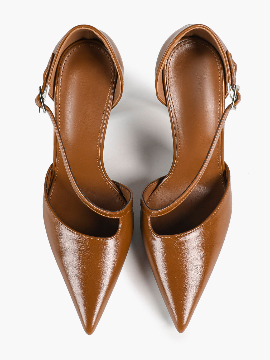 Women's Pointed Toe Patent D'Orsay Pumps Heels Party Casual Shoes