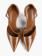 Women's Pointed Toe Patent D'Orsay Pumps Heels Party Casual Shoes