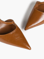 Women's Pointed Toe Patent D'Orsay Pumps Heels Party Casual Shoes