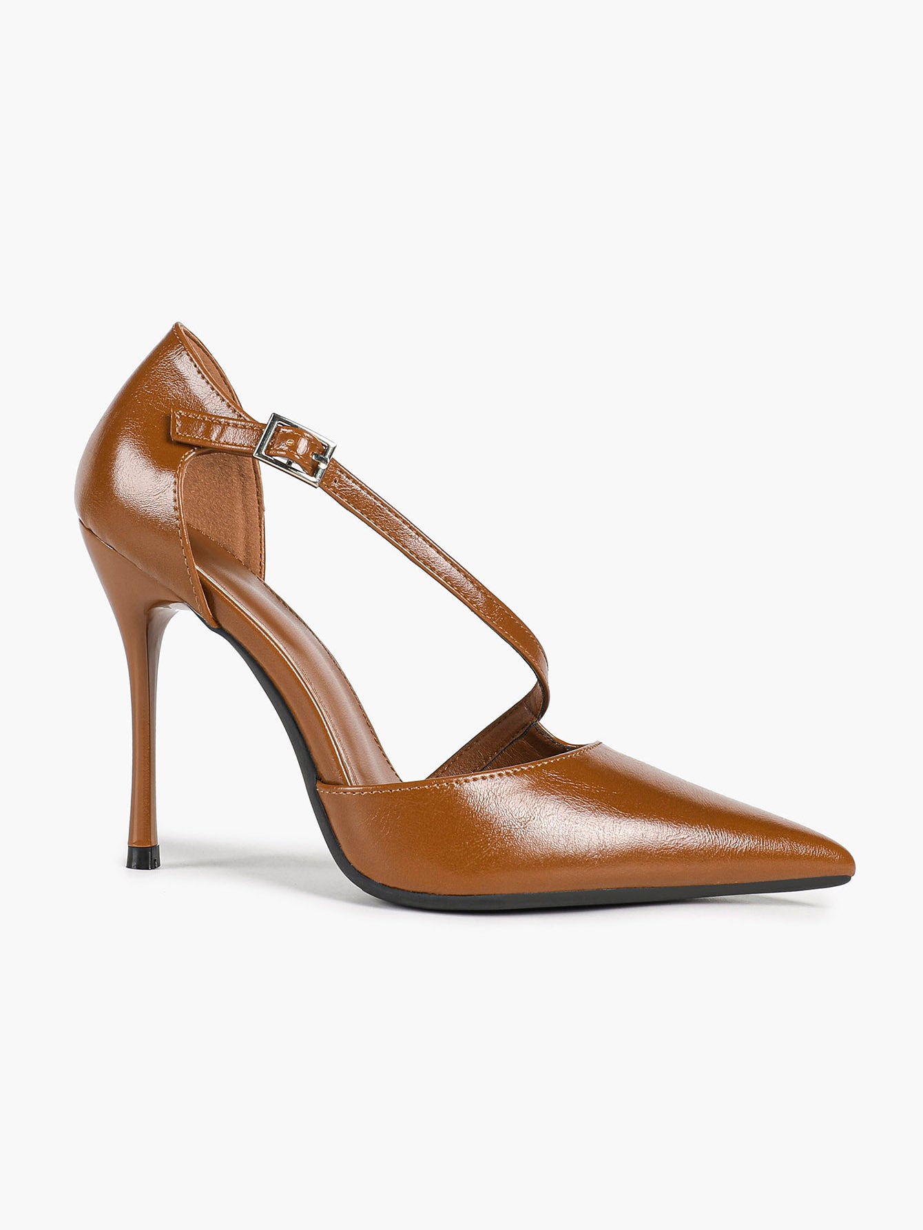 Women's Pointed Toe Patent D'Orsay Pumps Heels Party Casual Shoes