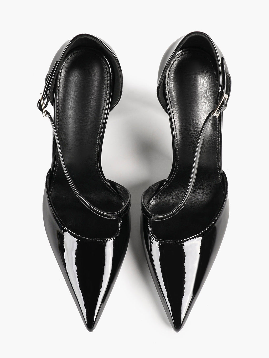 Women's Pointed Toe Patent D'Orsay Pumps Heels Party Casual Shoes