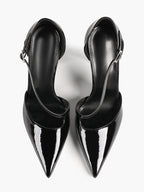 Women's Pointed Toe Patent D'Orsay Pumps Heels Party Casual Shoes