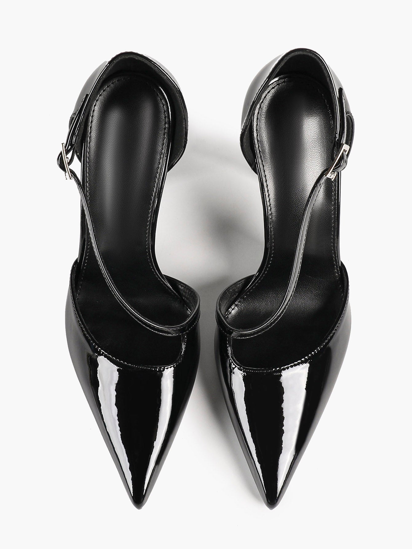 Women's Pointed Toe Patent D'Orsay Pumps Heels Party Casual Shoes