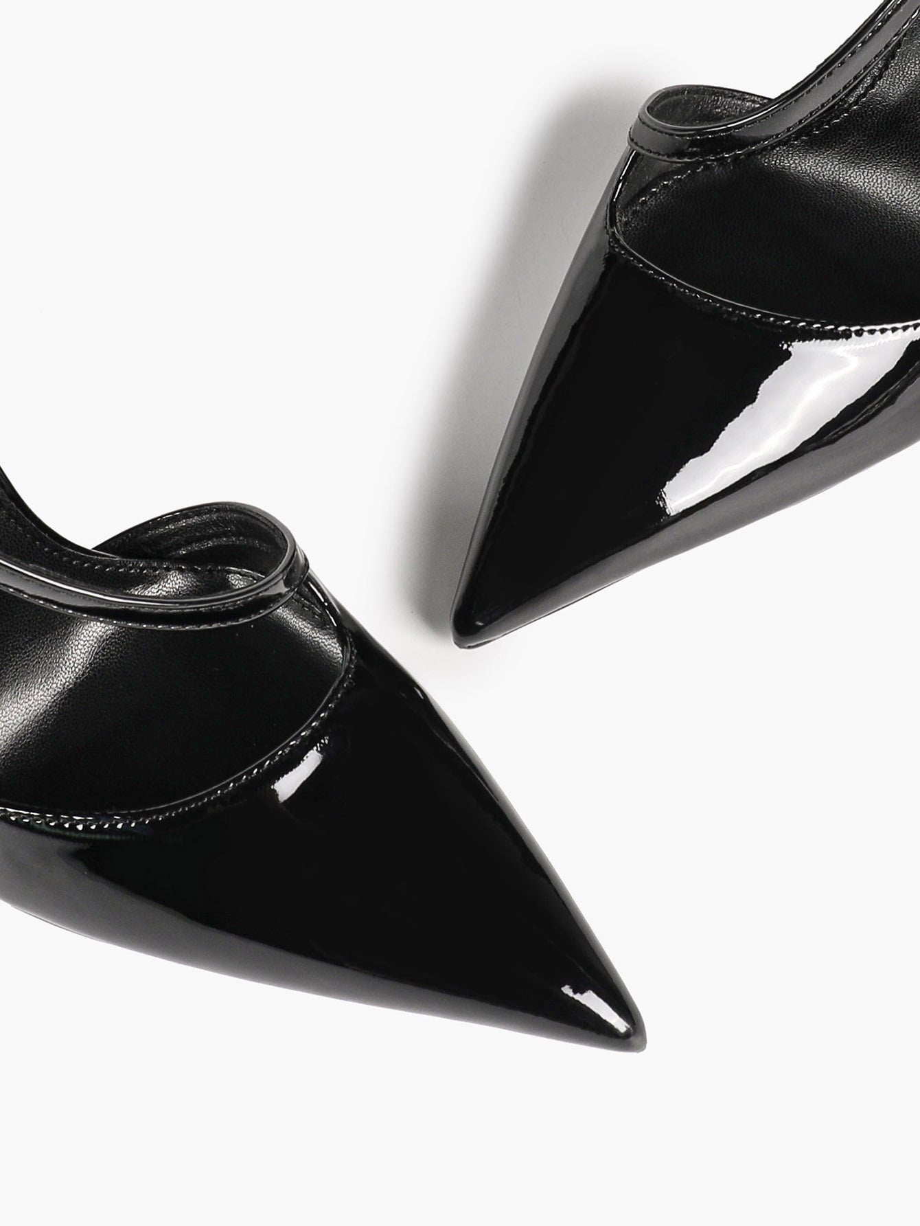 Women's Pointed Toe Patent D'Orsay Pumps Heels Party Casual Shoes
