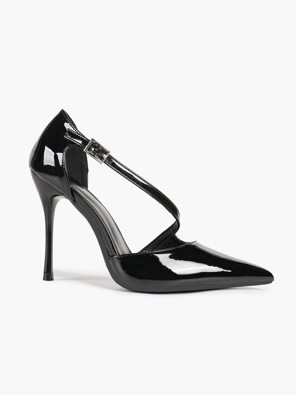 Women's Pointed Toe Patent D'Orsay Pumps Heels Party Casual Shoes