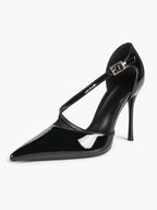 Women's Pointed Toe Patent D'Orsay Pumps Heels Party Casual Shoes