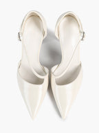 Women's Pointed Toe Patent D'Orsay Pumps Heels Party Casual Shoes