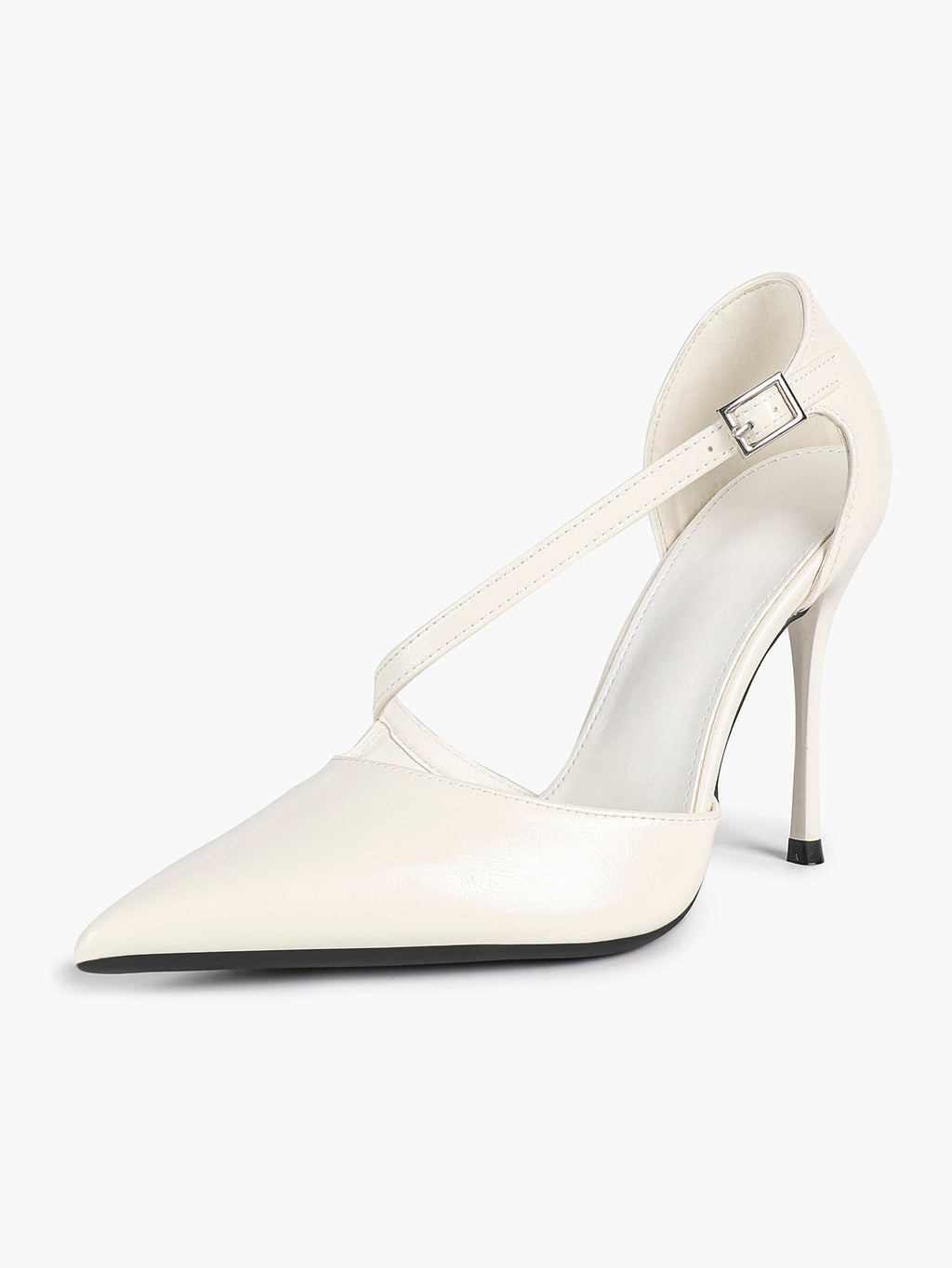 Women's Pointed Toe Patent D'Orsay Pumps Heels Party Casual Shoes