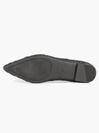 Women's Lace Embroidered Ballet Flats Floral Mesh Pointed Toe Slip On Shoes Daily Casual Wear