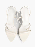 Brown Strappy Slingback Sandals Open Toe Block Heel Adjustable Buckle Casual Daily Wear