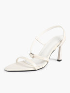 Brown Strappy Slingback Sandals Open Toe Block Heel Adjustable Buckle Casual Daily Wear