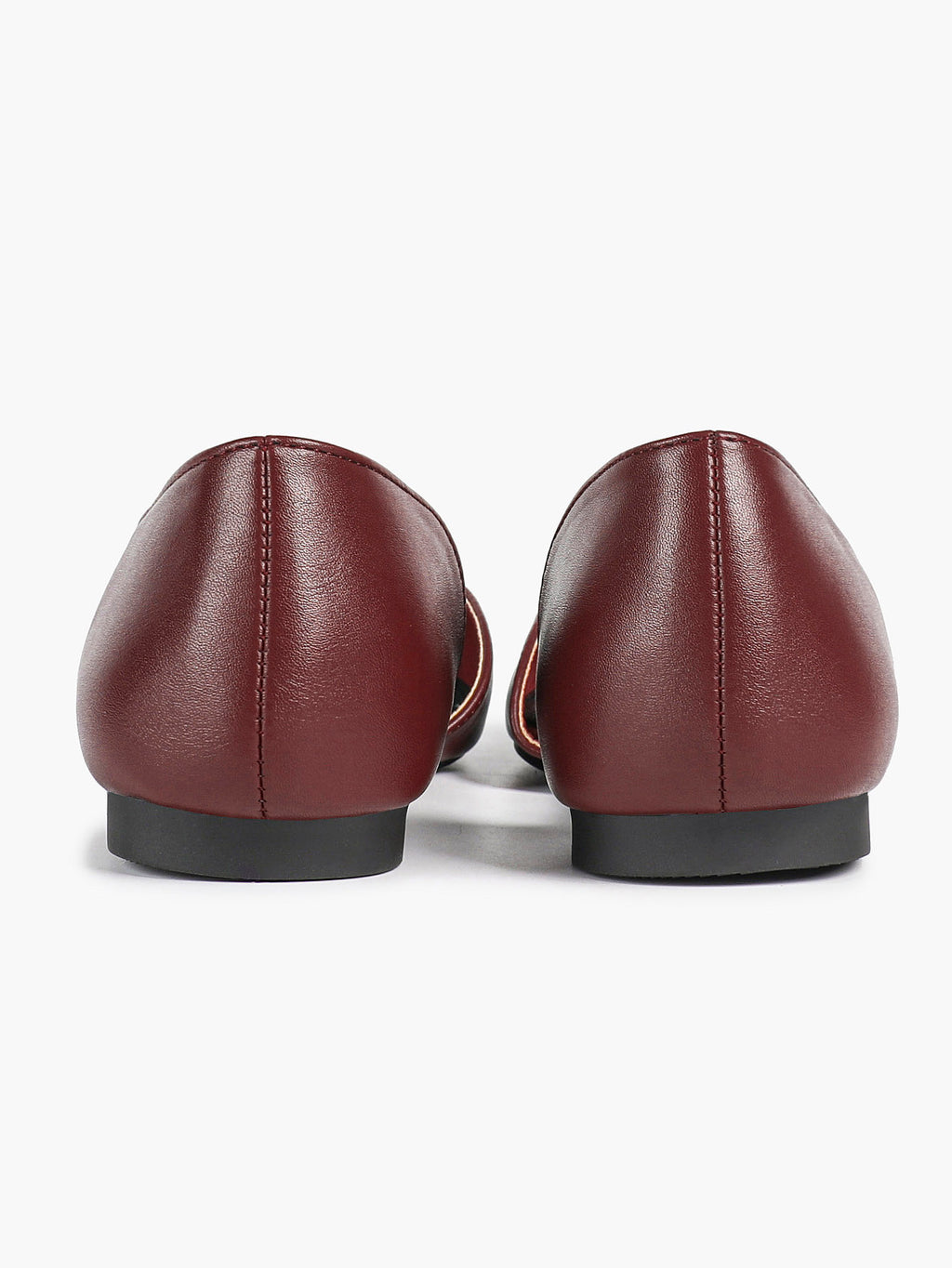 Pointed Toe Flats D'Orsay Style Casual Office Shoes