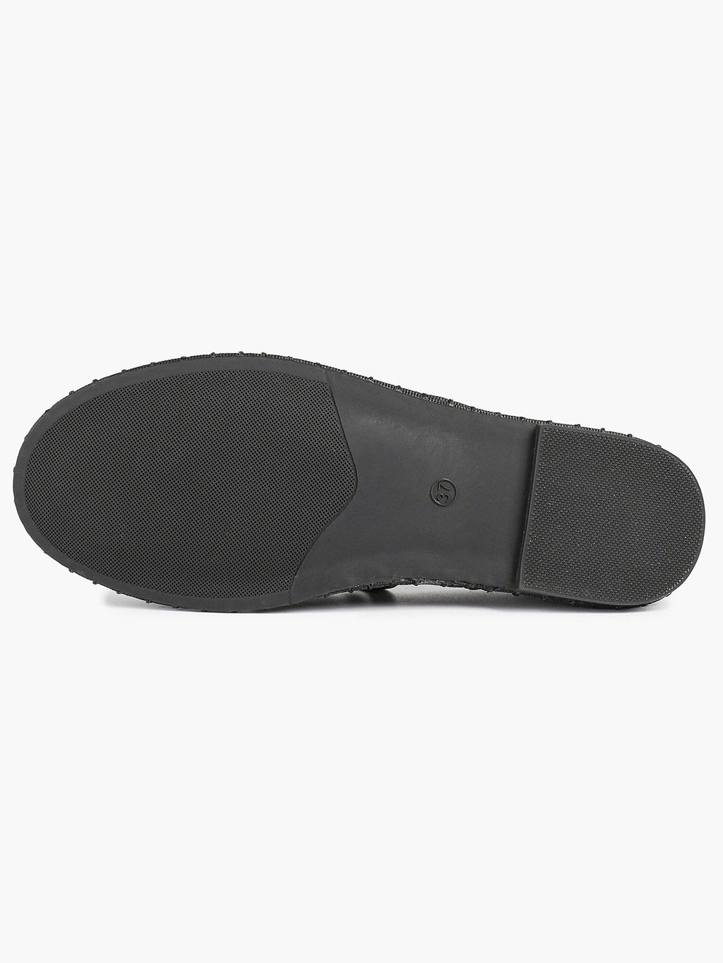 Black Quilted Leather Mary Jane Flats Bow Detail Slip On Shoes Casual Shoes ISHIFIVAN