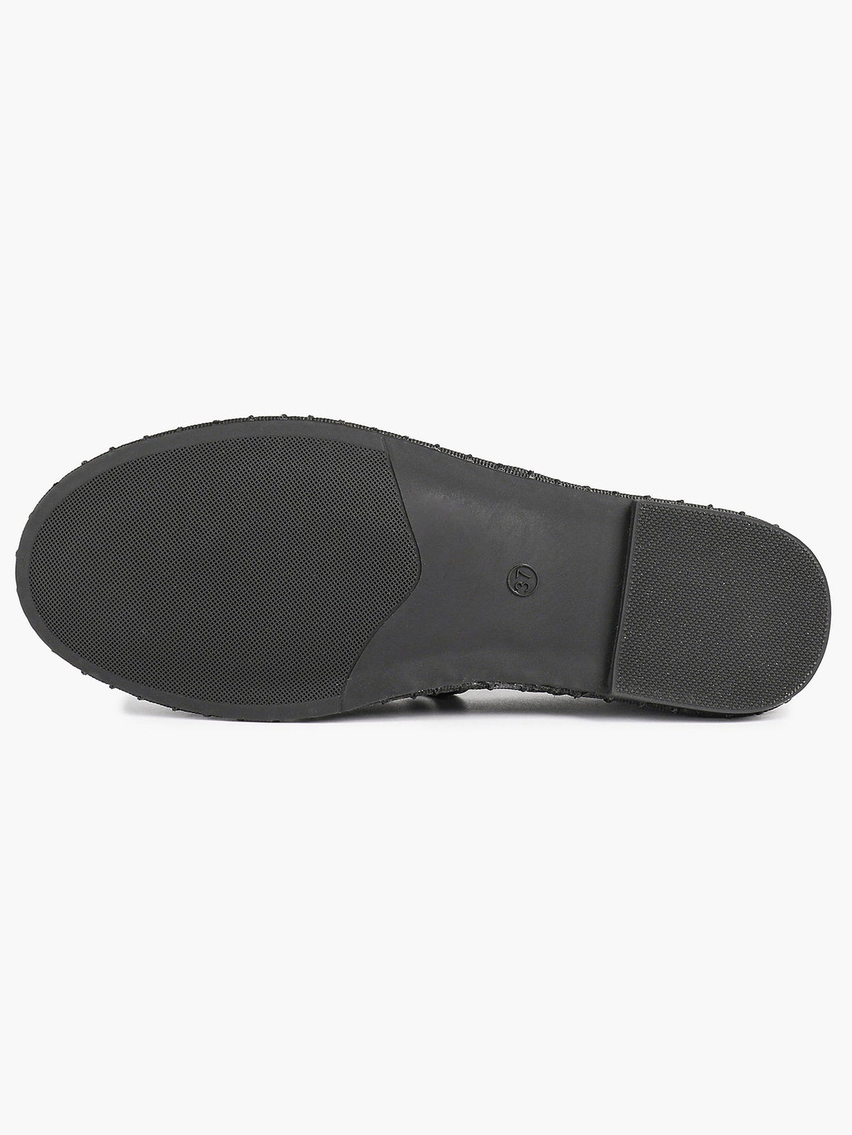 Black Quilted Leather Mary Jane Flats Bow Detail Slip On Shoes Casual Shoes ISHIFIVAN