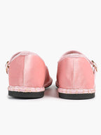 Women's Woven Mary Jane Flats Brown Trim Slip On Shoes Vacation Dailywear Shoes ISHIFIVAN