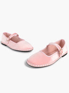 Women's Woven Mary Jane Flats Brown Trim Slip On Shoes Vacation Dailywear Shoes ISHIFIVAN