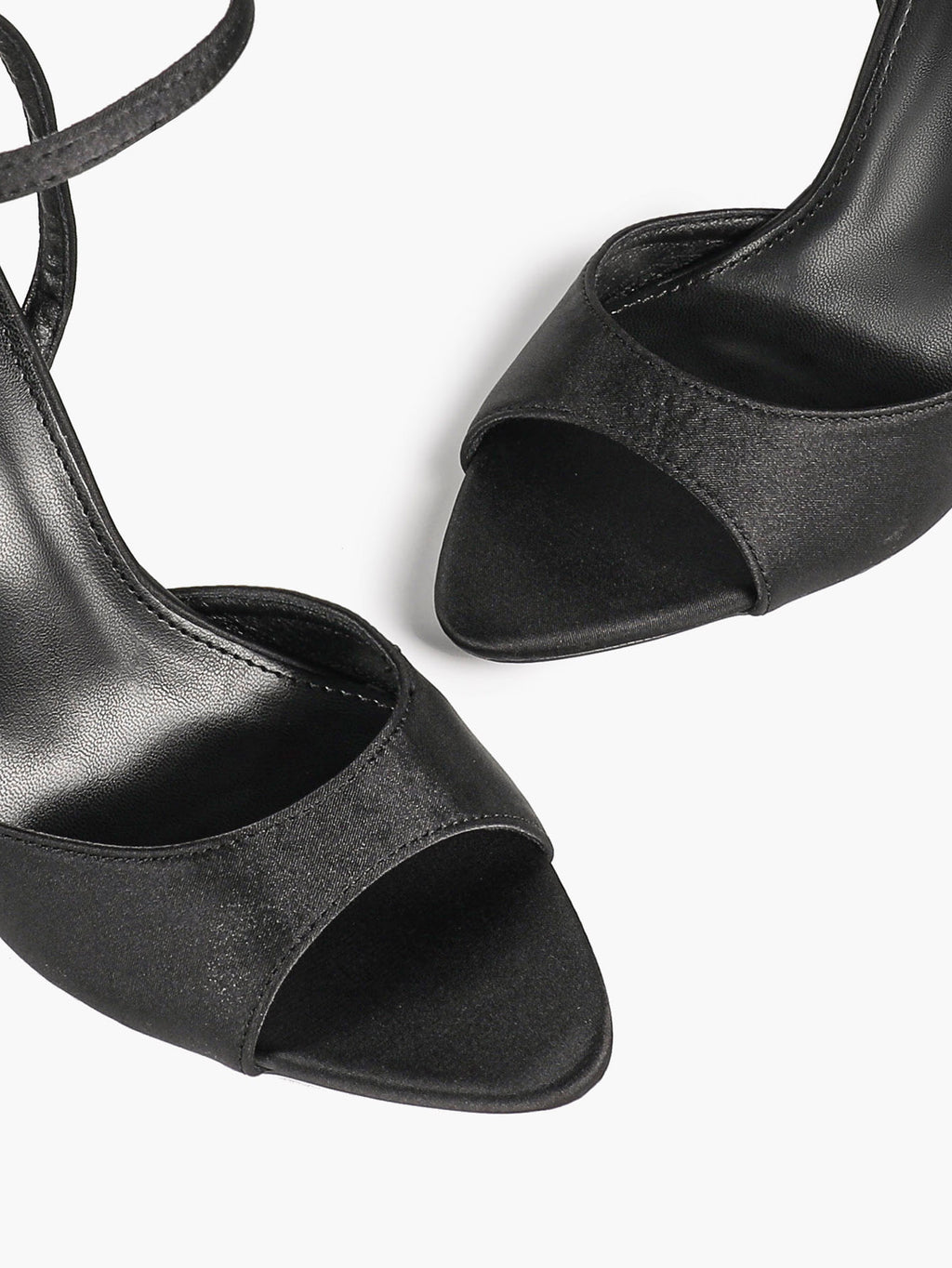 Open Toe Single Band Ankle Strap Heels Adjustable Sandals for Summer Date