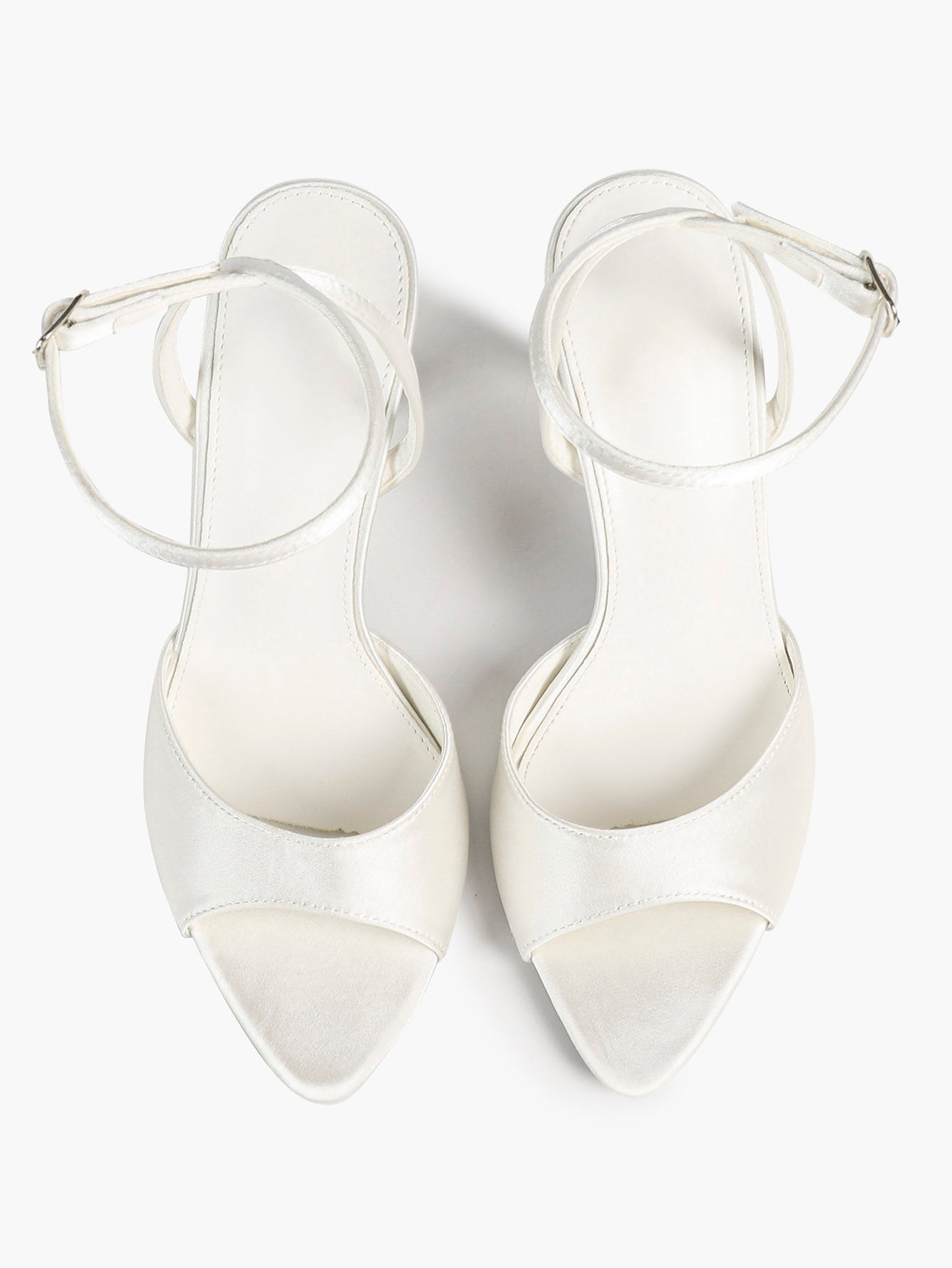 Open Toe Single Band Ankle Strap Heels Adjustable Sandals for Summer Date