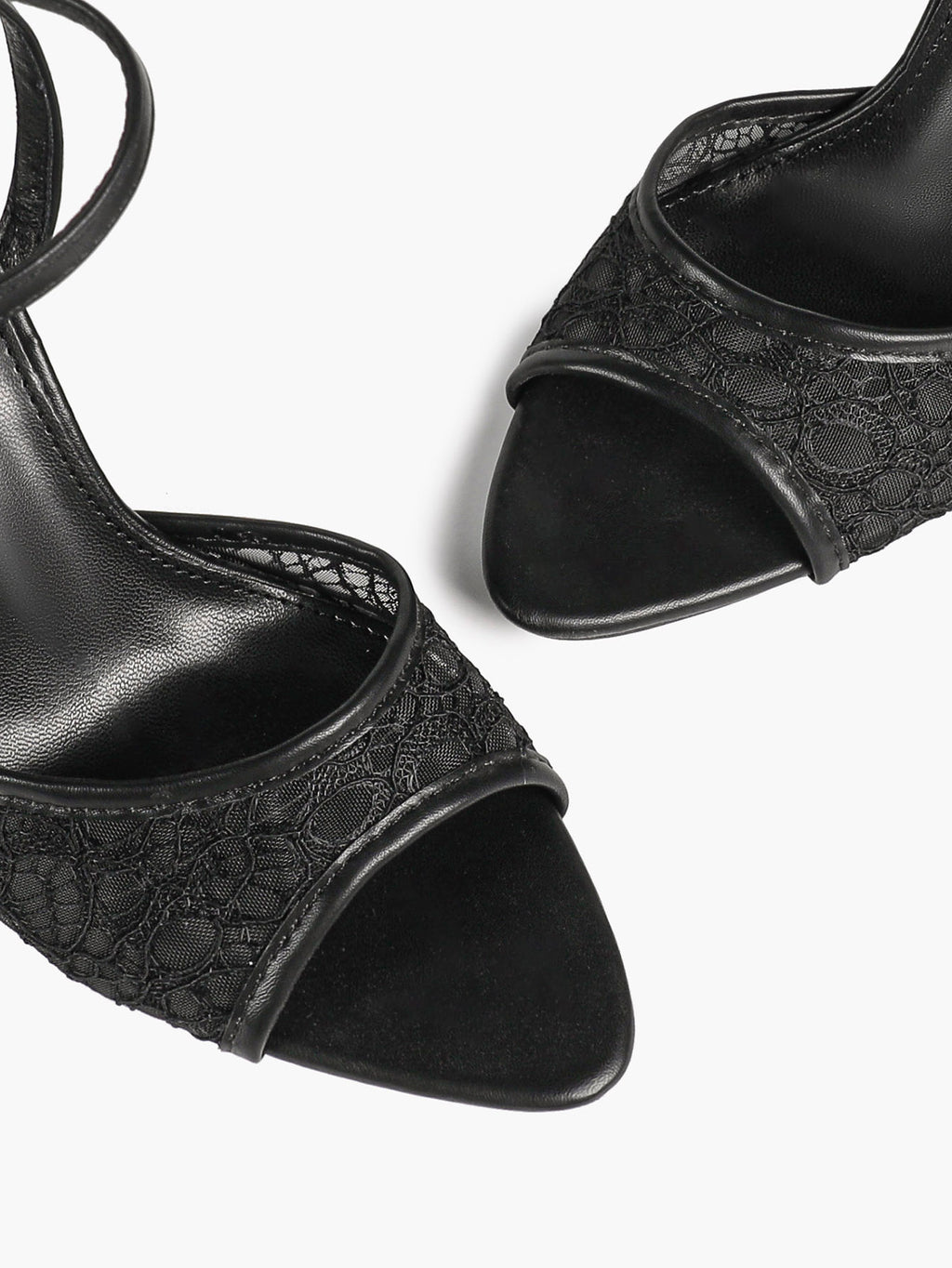Pink Lace Ankle Strap Sandals Flared Block Heel for Summer Holiday and Casual Daily Wear