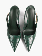 Women's Slingback Pointed Toe Heels-Timeless Elegant Pump