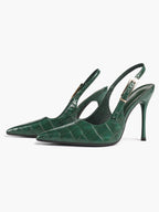 Women's Slingback Pointed Toe Heels-Timeless Elegant Pump