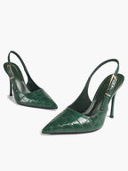 Women's Slingback Pointed Toe Heels-Timeless Elegant Pump