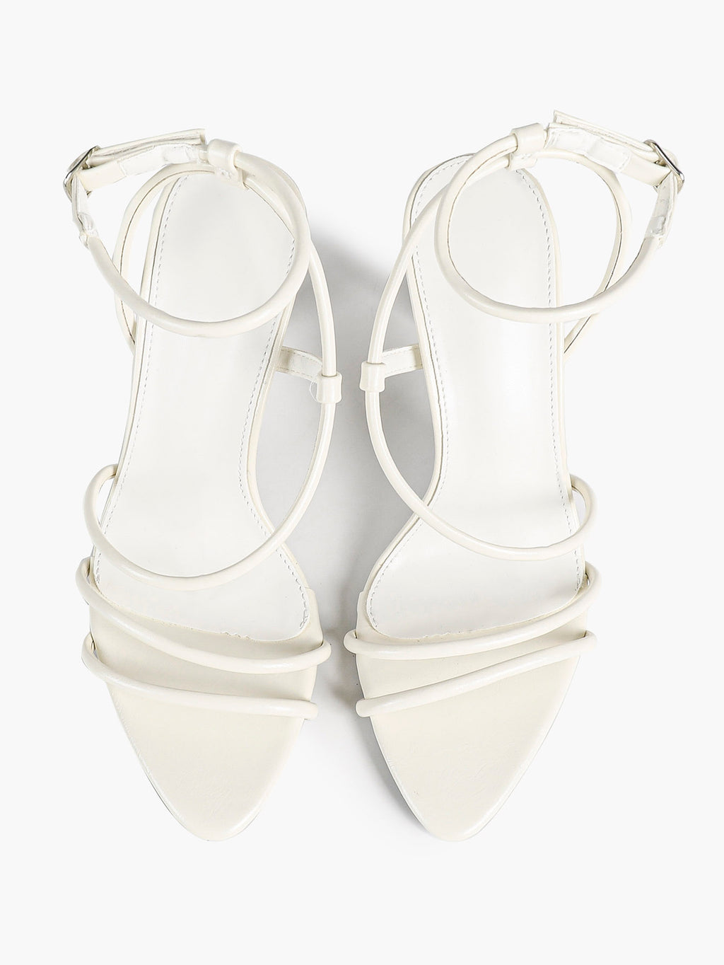 Women's Strappy Open Toe Heeled Sandals Ankle Strap Summer Shoes Party Casual Daily Wear
